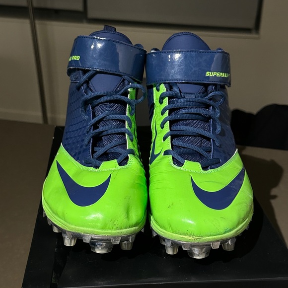 Nike Superbad Pro Seahawks Football Cleats - Picture 4 of 5